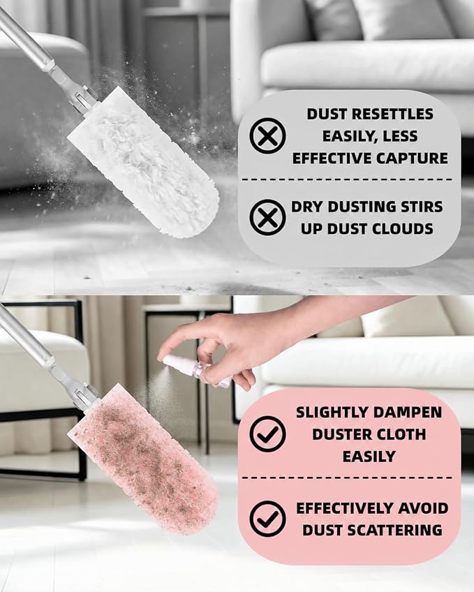 50 Pink Refills + Extended Handle