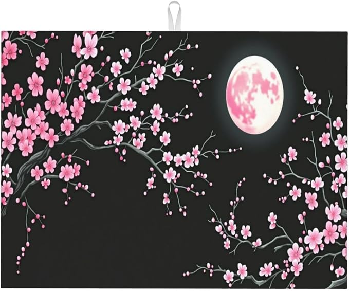 Cherry Blossom Moon Night