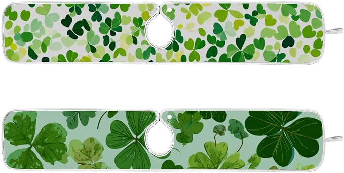 Green St Patrick Clovers
