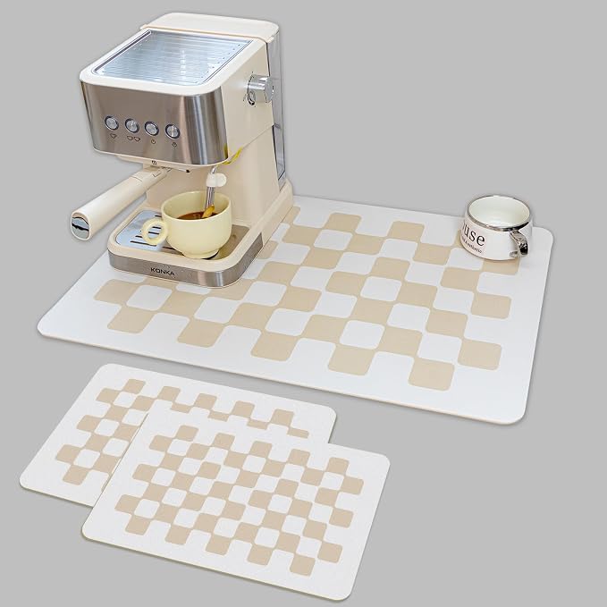 Beige Checkered