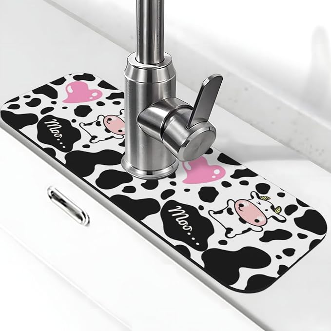 Cow Pink Print Cute Country Rustic Farmhouse
