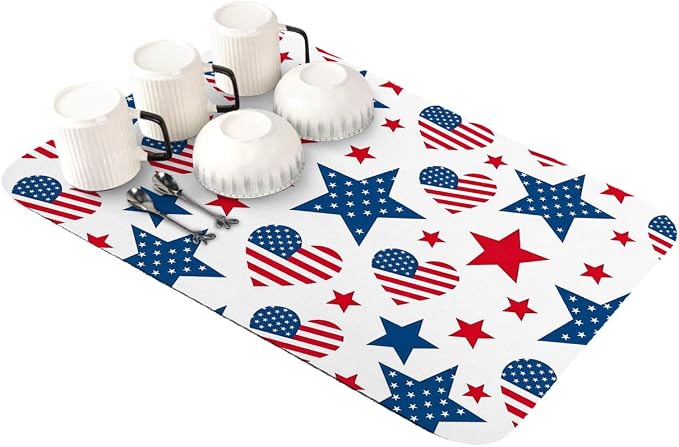 Blue, Red, White