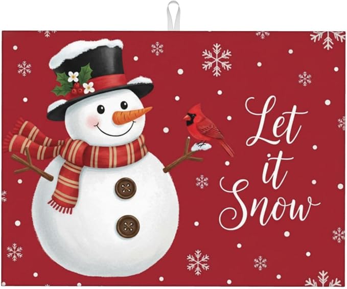 Christmas Snowman Let It Snow 3