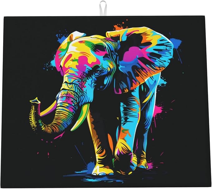 Pop Art Colorful Elephant
