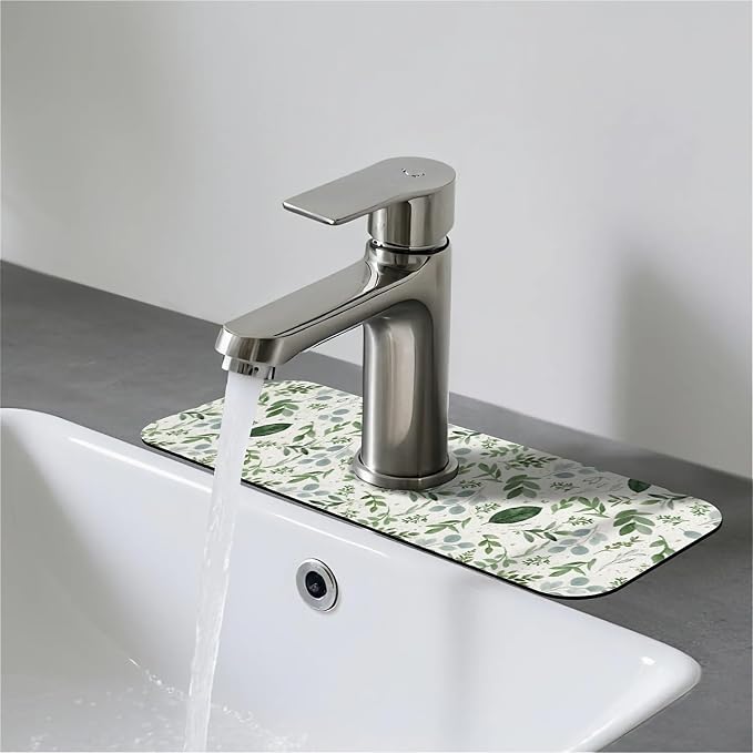 Modern Greenery Sage White