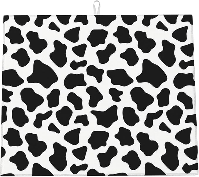 Black White Cow Print