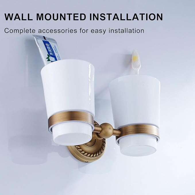 Double Toothbrush Holder