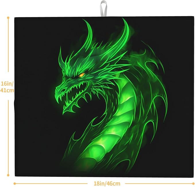 Green Glowing Dragon