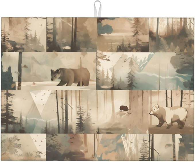 Retro Forest Bear