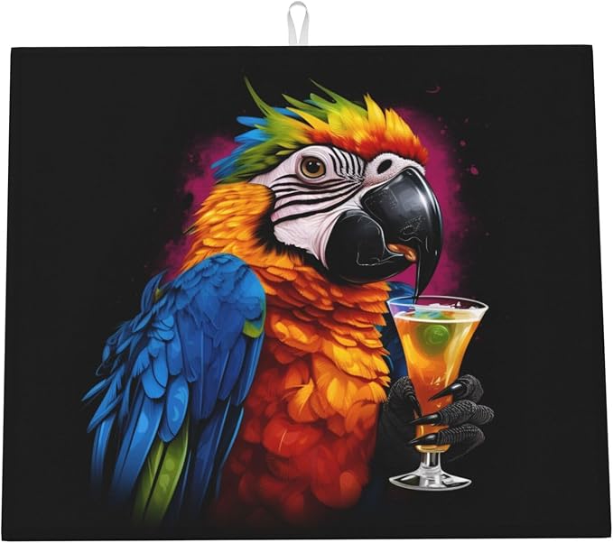 Tropical Colorful Parrot Cocktail