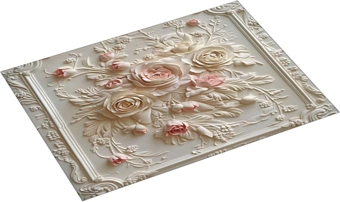 Floral Rose Embossed