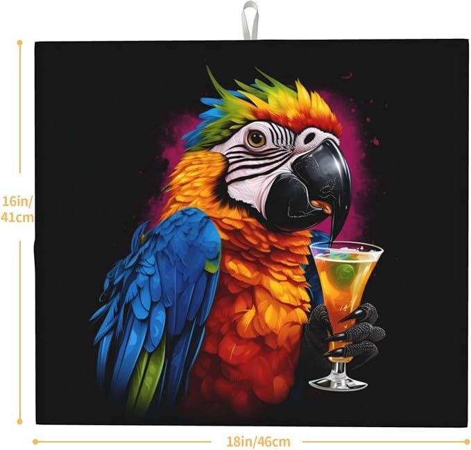 Tropical Colorful Parrot Cocktail