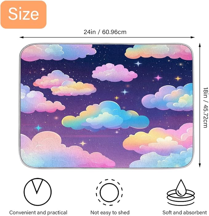 Colorful Cartoon Clouds