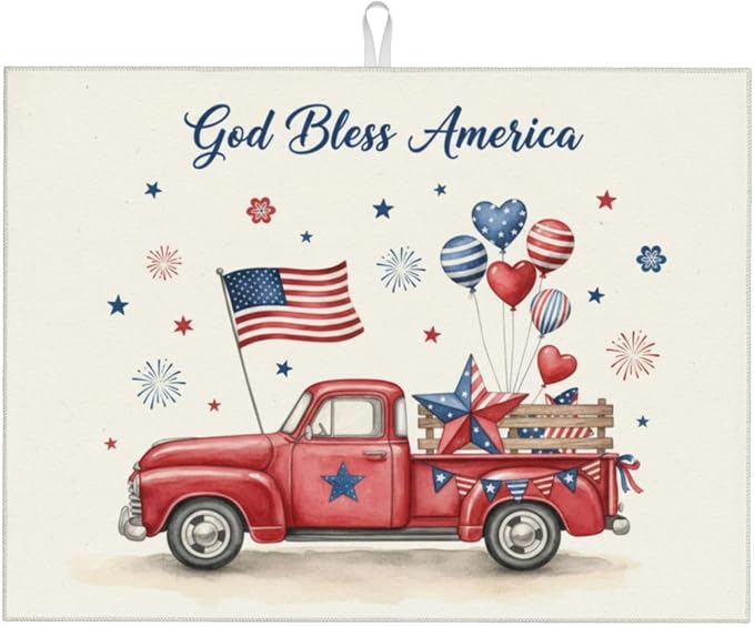 Red Truck Patriotic 10