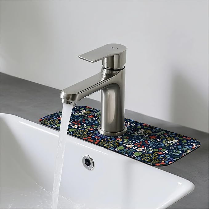 Vintage Wildflower Navy Multi