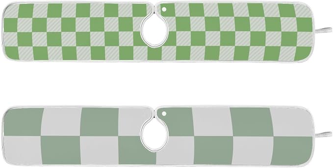 Checkered Green and White