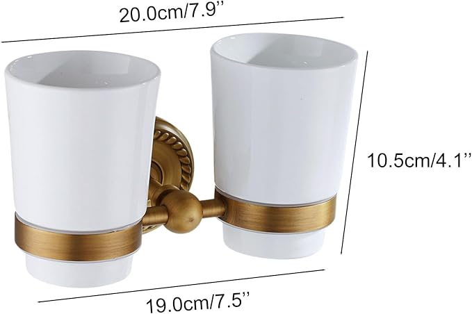 Double Toothbrush Holder