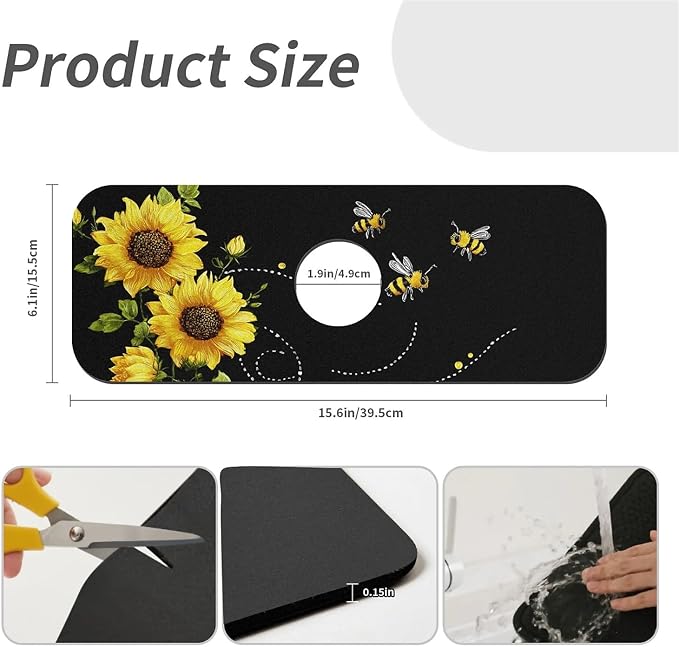 sunflowers-and bees-