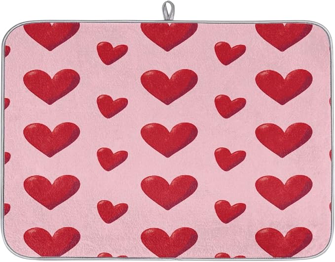 Pink Red Hearts