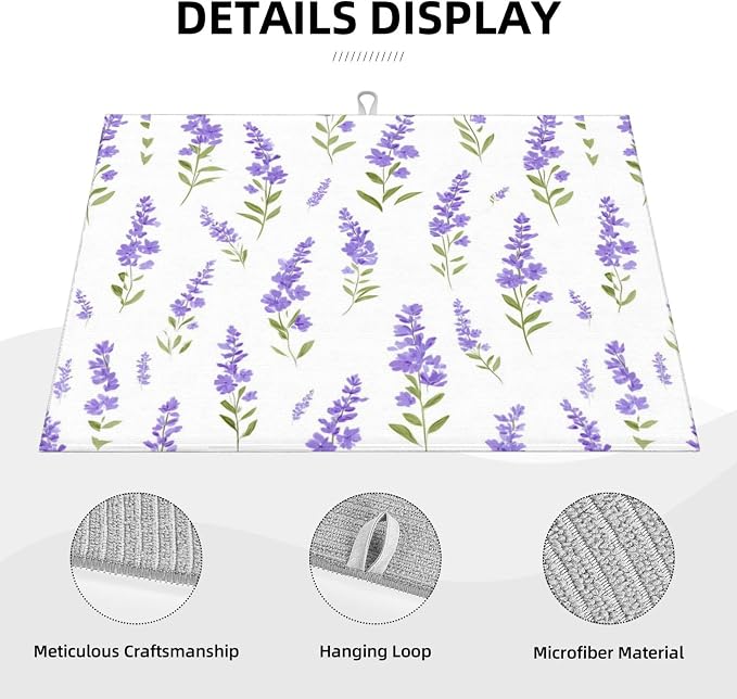 Lavender White Pattern