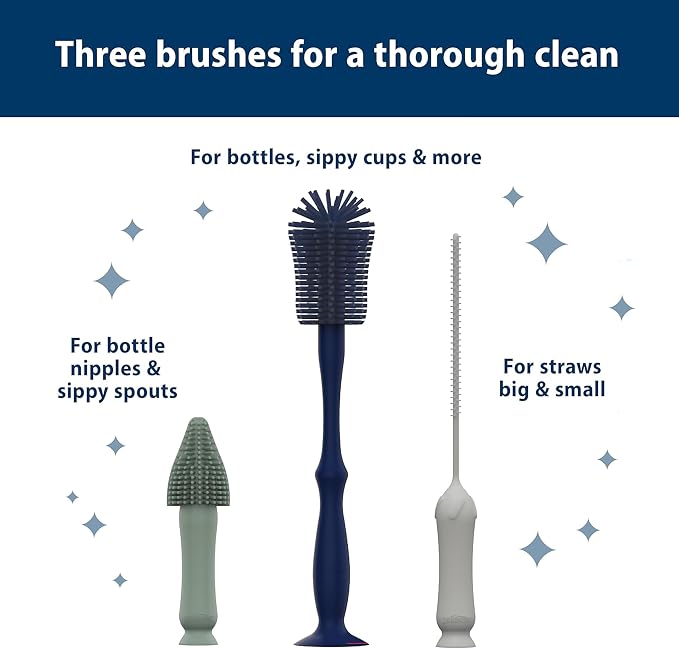 Silicone Brush Set + Vent Brush 4-pack