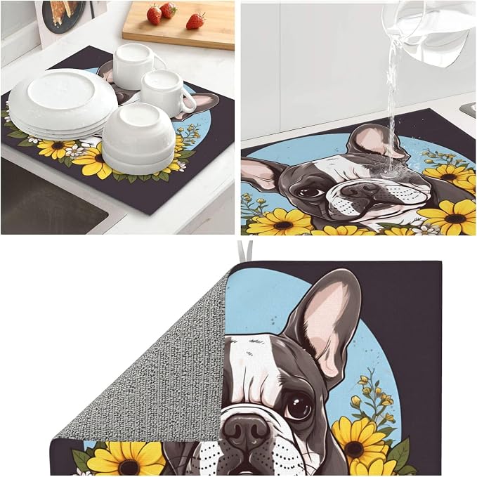 Bulldog Yellow Daisy White Flowers