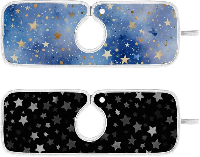 Black and Blue Stars
