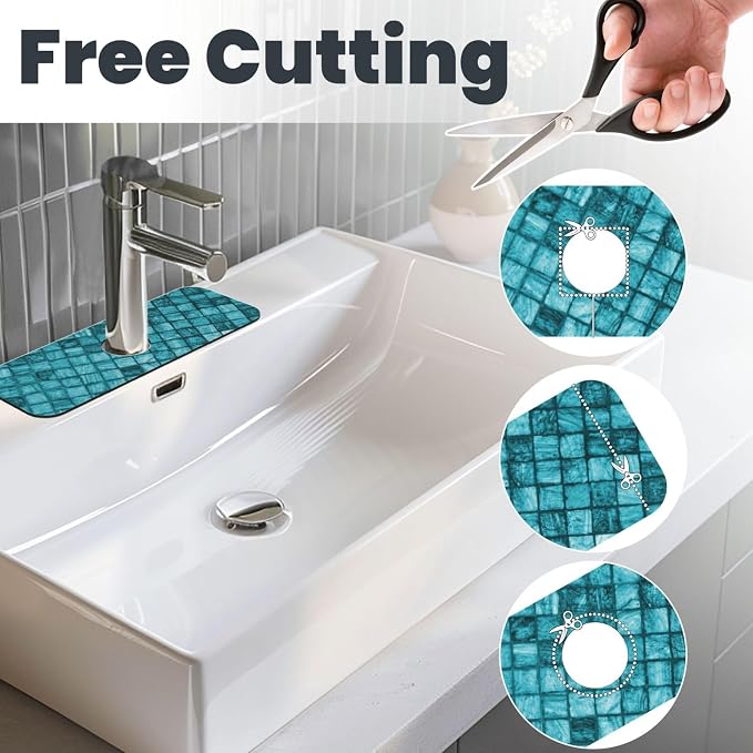 Cyan Square Marble