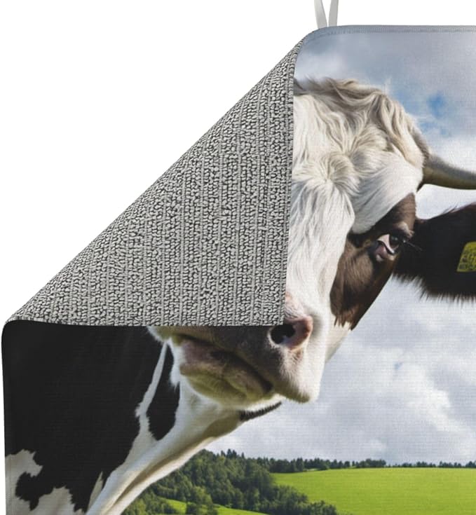 Black White Funny Cow