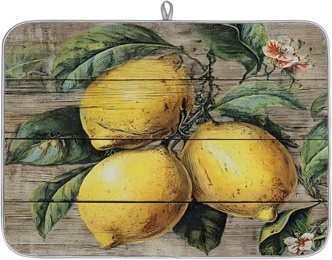 Vintage Country Wood Board Lemon