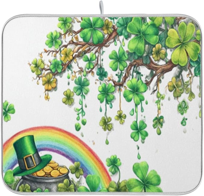 clovers rainbow gold