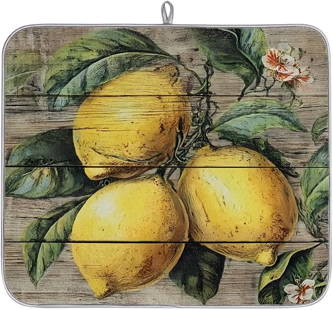 Vintage Country Wood Board Lemon