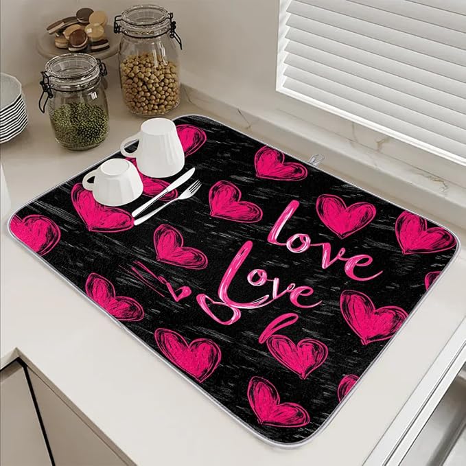 Pink Hearts And Love