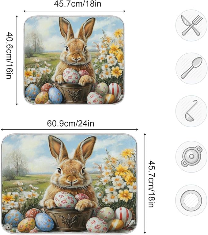 Blue Rabbit Easter Egg