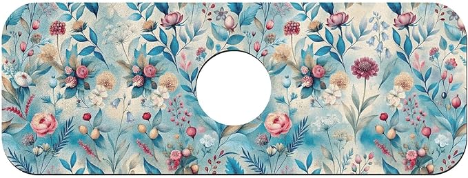 Blue Watercolor Wildflower Multi