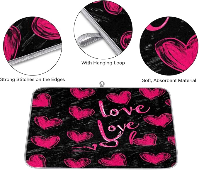 Pink Hearts And Love