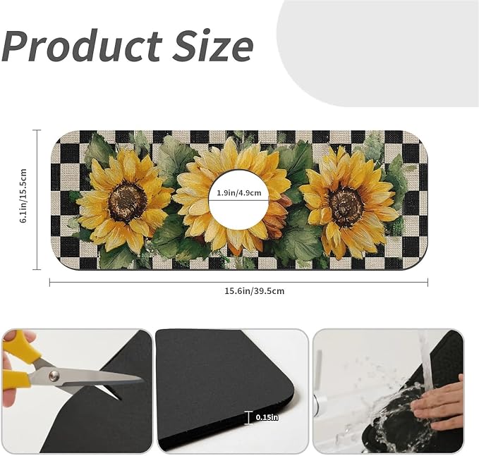 Checkerboard Sunflower-1