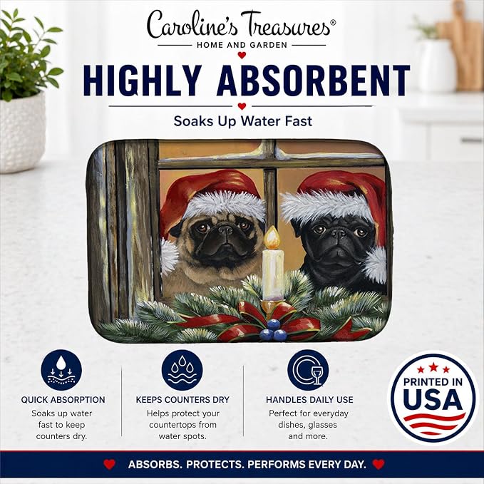 Pug Christmas Anticipation