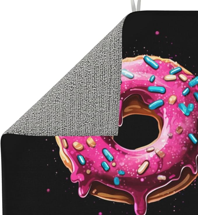 Pink Cartoon Donut