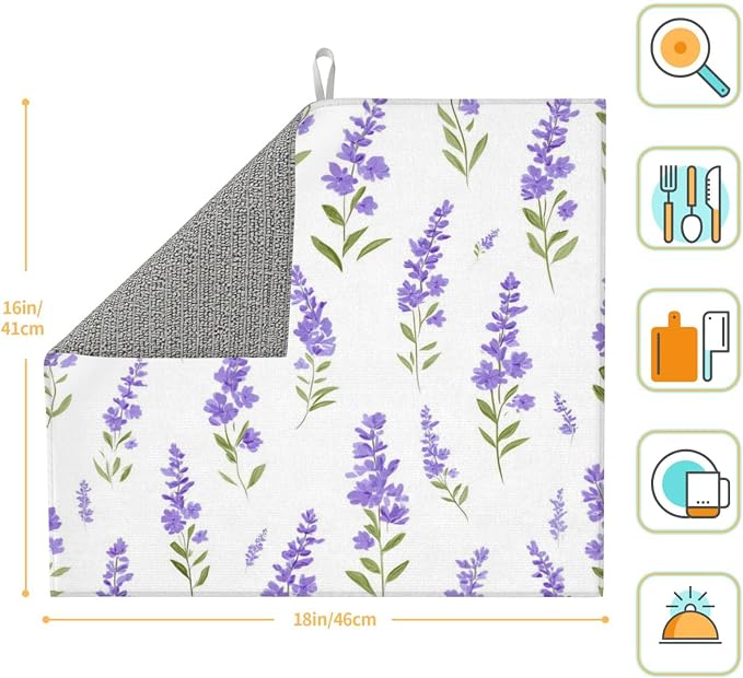 Lavender White Pattern