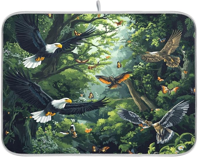 Bald Eagles and Forest Butterflies Bees