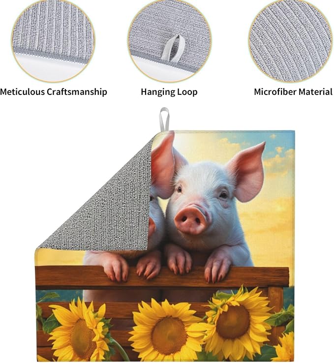 Two Little Pigs Yellow Sunflower