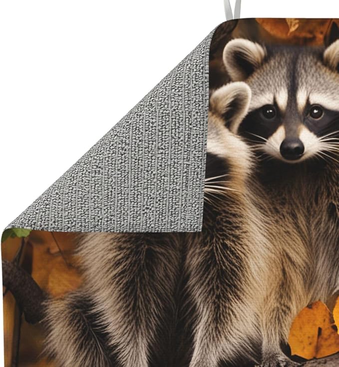 Autumn Leaf Brown Raccoons