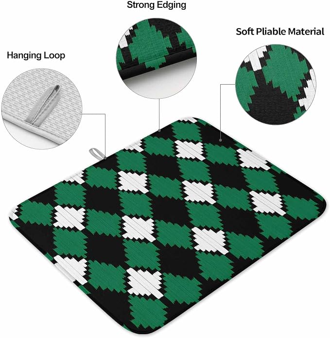 Green Black White
