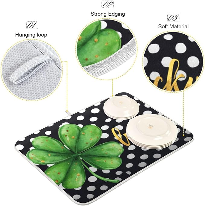 shamrock polka dot