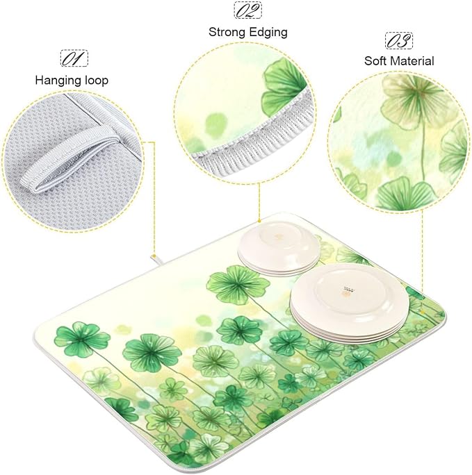 green clover field