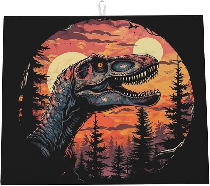 Sunset Forest Dual Moon Velociraptor