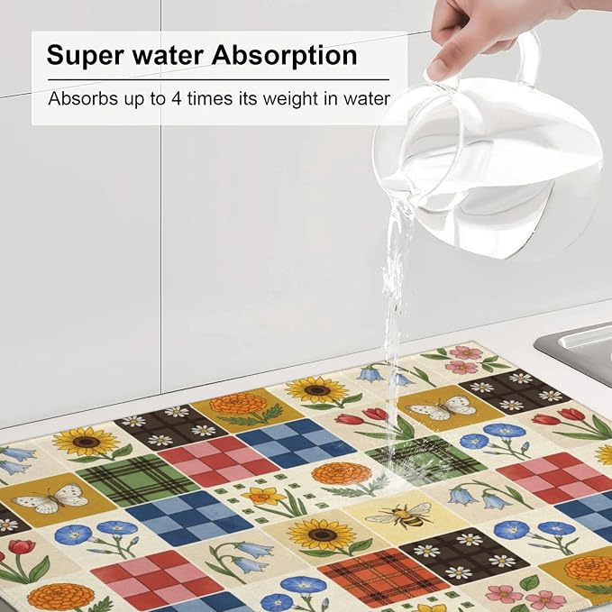 Flower Plaid Tile