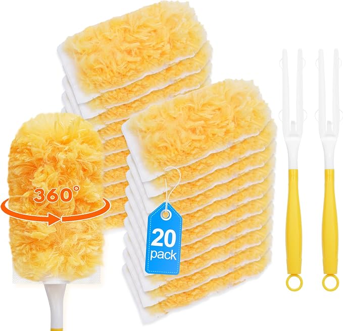 20+2 Pack-unscented(360°& Orange(short Handles))