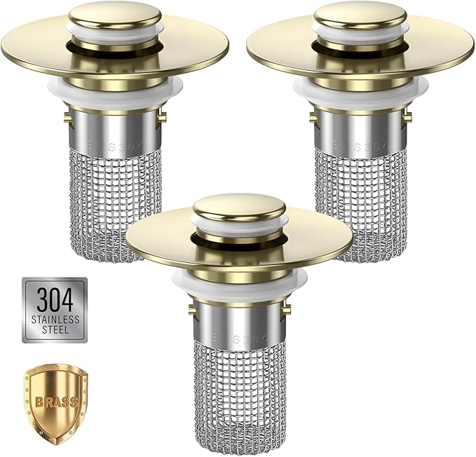 3, Brushed Gold